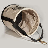 Canvas Bucket, All-Purpose with Swivel Snap and Drain Holes, 12-Inch - Super Arbor