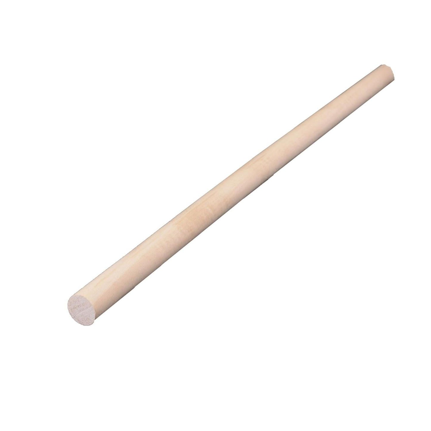 Alexandria Moulding Round Ramin Hardwood Dowel, 5/8 in. Dia x 48 in. Length, Gray
