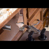 1.25 x 3.75 90 Degree Extend Tip Out Hidden Hinge in Chrome (1 Pair)