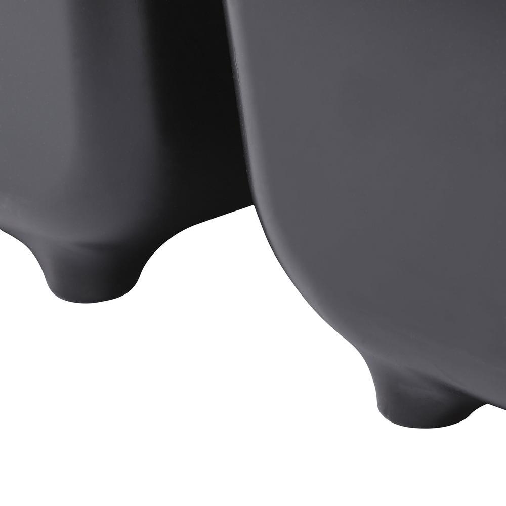 Kennon Dual Mount Neoroc Granite Composite 33 in. 1-Hole Double Bowl Kitchen Sink in Matte Black - Super Arbor