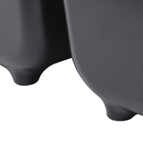 Kennon Dual Mount Neoroc Granite Composite 33 in. 1-Hole Double Bowl Kitchen Sink in Matte Black - Super Arbor