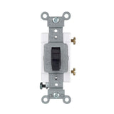 20 Amp Single-Pole AC Quiet Toggle Switch, White - Super Arbor