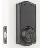 Z-Wave SmartCode 916 Touchscreen Venetian Bronze Single Cylinder Electronic Deadbolt Featuring SmartKey Security - Super Arbor