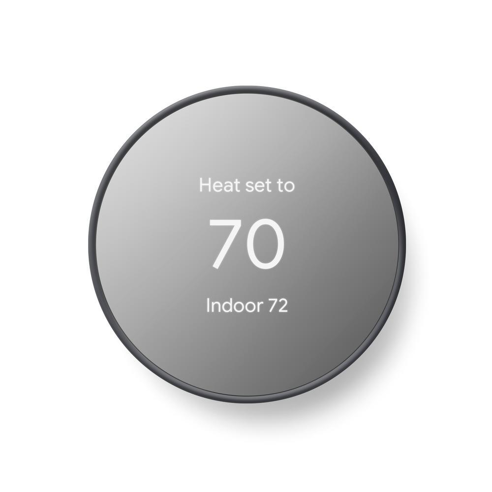 Nest Thermostat - Smart Programmable Wi-Fi Thermostat - Fog - Super Arbor