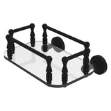 Allied Brass Waverly Place Collection Wall Mounted Glass Guest Towel Tray in Polished Chrome