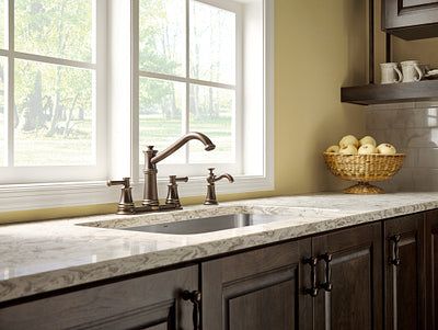 Belfield 2-Handle Standard Kitchen Faucet with Side Spray in Oil Rubbed Bronze