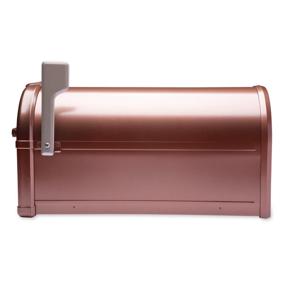 Hillsborough Post Mount Mailbox Copper - Super Arbor