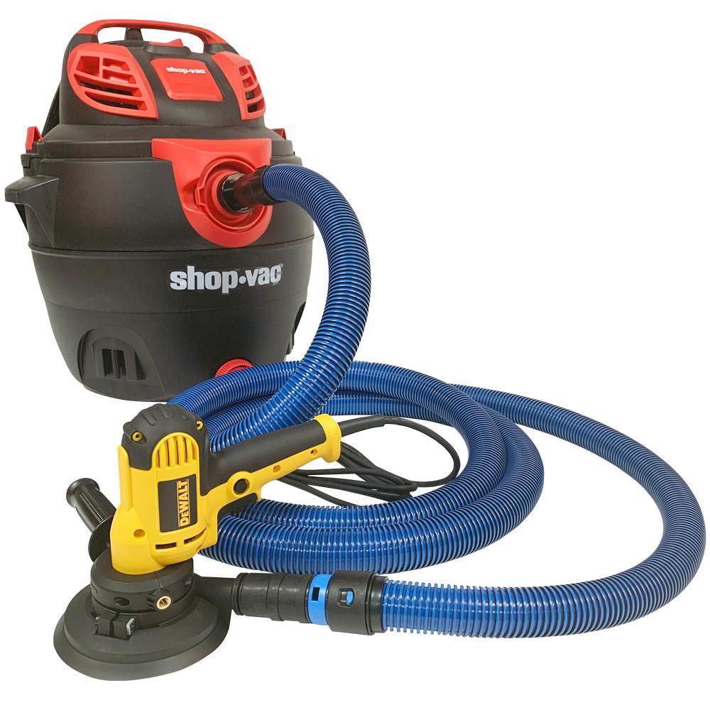 10 ft. Antistatic Vacuum Hose for Shop Vacs with Expanded Multi-Brand Power Tool Adapter Set - Super Arbor