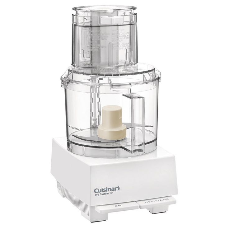 PRO Custom 11-Cup 2-Speed Classic White Food Processor with Pulse Control