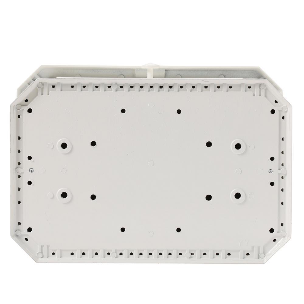 Hamilton Premium, Large, Locking, Aluminum, Post Mount Mailbox, White - Super Arbor
