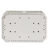 Hamilton Premium, Large, Locking, Aluminum, Post Mount Mailbox, White - Super Arbor