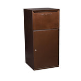 Collection Vault with Front Access and Tote in Black - Super Arbor