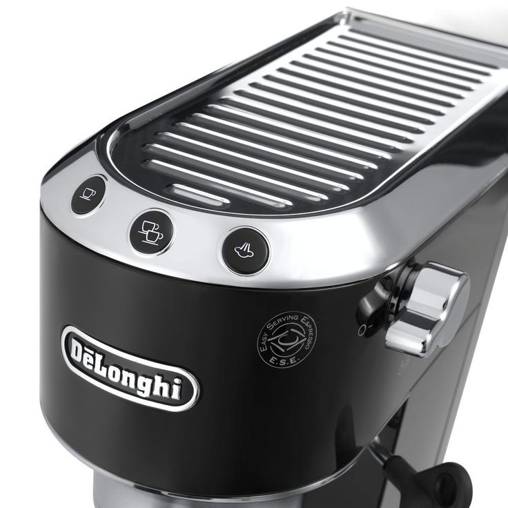 Dedica EC860 15-Bar Black Stainless Steel Slim Espresso Machine and Cappuccino Maker