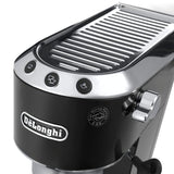 Dedica EC860 15-Bar Black Stainless Steel Slim Espresso Machine and Cappuccino Maker