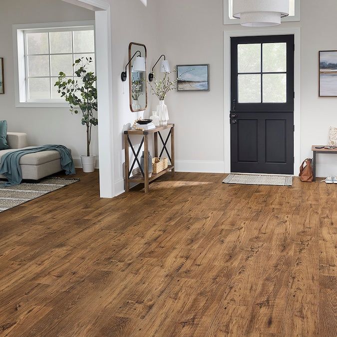 STAINMASTER PetProtect Beckett Ridge Chestnut 12-mm T x 7-1/2-in W x 47-1/4-in L Waterproof Wood Plank Laminate Flooring (22.09-sq ft / Carton)