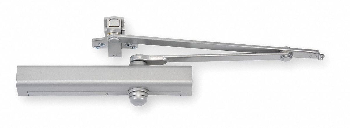 NORTON DOOR CONTROLS Heavy Duty Top Frame Mounted Door Closer, Aluminum