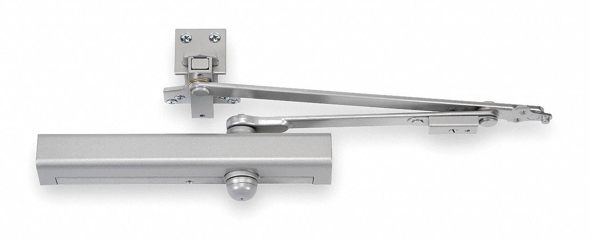 NORTON DOOR CONTROLS Grade 1 Heavy Duty Door Closer, Aluminum Finish