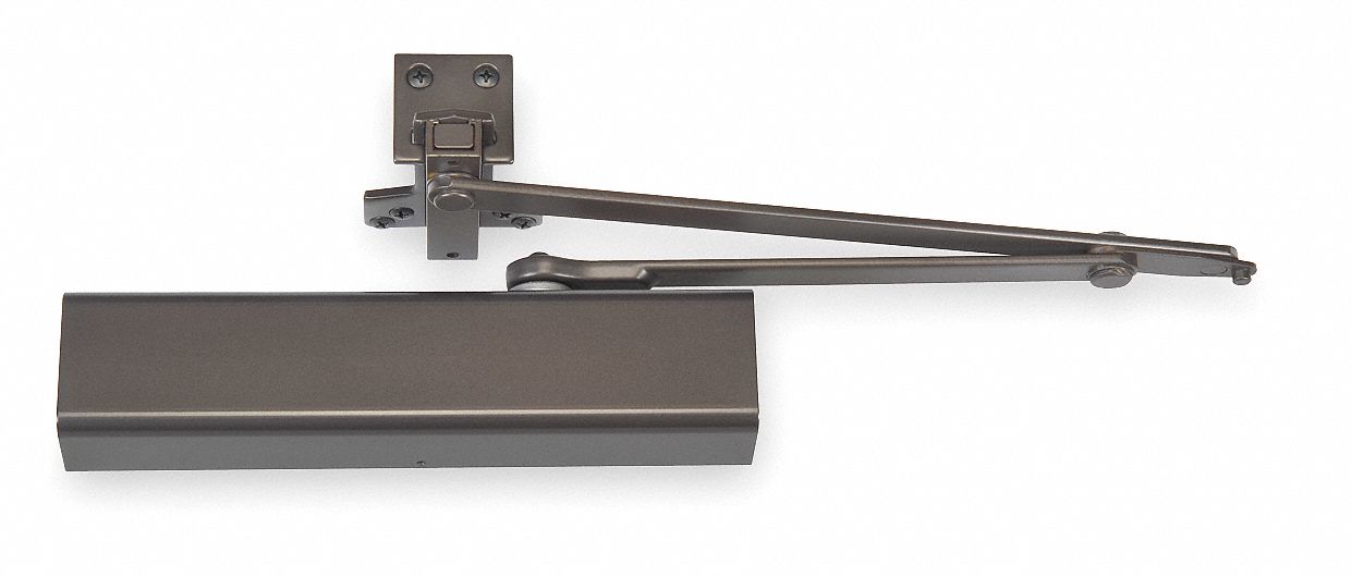 NORTON DOOR CONTROLS Heavy Duty Bronze Door Closer, Grade 1, Parallel Mount