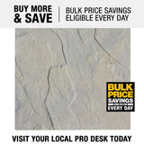 Patio-on-a-Pallet 12 in. x 12 in. x 1.5 in. Gray Variegated Traditional York-Stone Concrete Paver (Pallet of 100-Pieces) - Super Arbor
