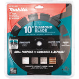 10 in. Segmented Rim Dual Purpose Diamond Blade - Super Arbor