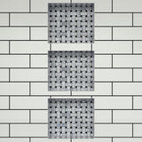 Redi Niche 16 in. x 42 in. Triple Shower Niche Set in Black - Super Arbor