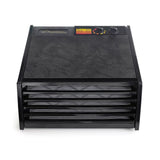 5-Tray Black Electric Food Dehydrator with Variable Temperatures and 26-hour Timer and Automatic Shut Off