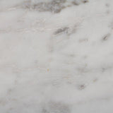 37 in. W Marble Vanity Top in Carrara with White Bowl and 8 in. Faucet Spread - Super Arbor