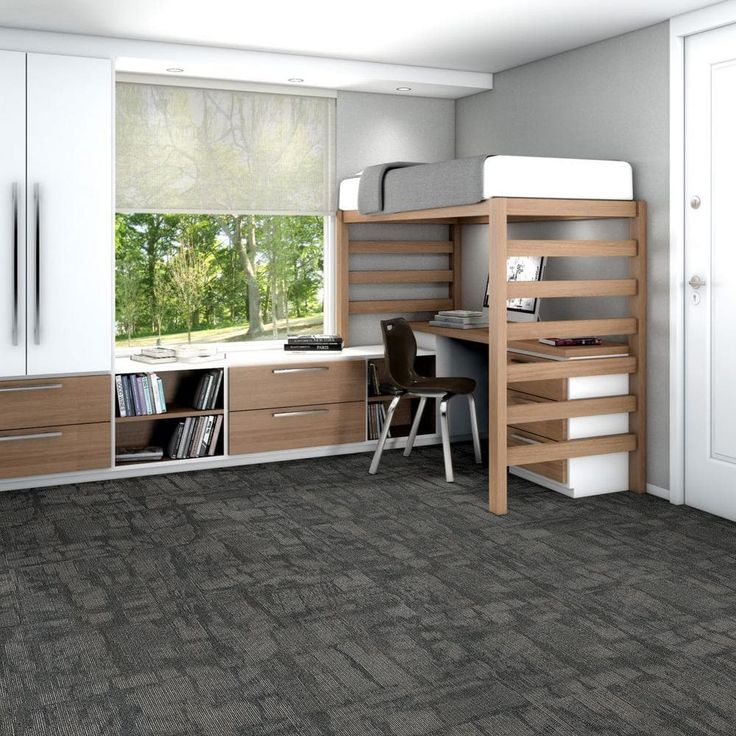 Shaw Bradstreet Steel Loop Pattern Commercial 24 in. x 24 in.Glue Down Carpet Tile (20 Tiles/Case)