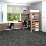 Shaw Bradstreet Steel Loop Pattern Commercial 24 in. x 24 in.Glue Down Carpet Tile (20 Tiles/Case)