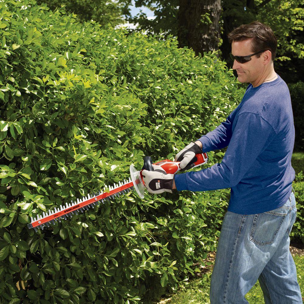 BLACK+DECKER 24 in. 40V MAX Lithium-Ion Cordless Hedge Trimmer (Tool Only) - Super Arbor