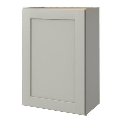 allen + roth Stonewall 21-in W x 36.125-in H x 12-in D Stone Maple Door Wall Semi-Custom Cabinet