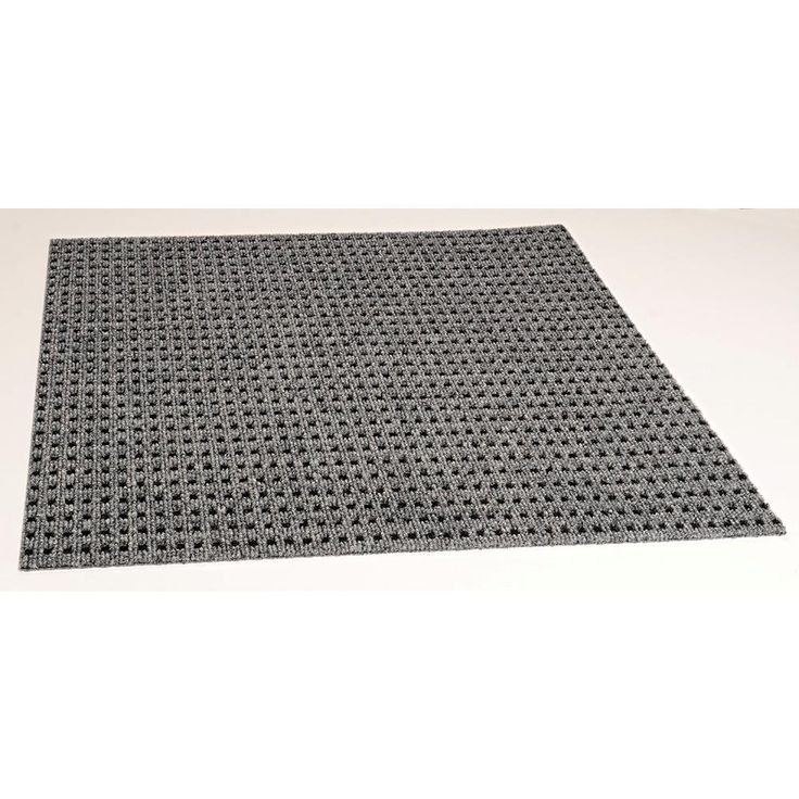 Foss First Impressions Tattersall Smoke w/ Blk 24 in. x 24 in. Commercial Peel and Stick Carpet Tile (15-tile / case)