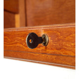 1 Gun Horizontal Key Locking Display Cabinet in Brown
