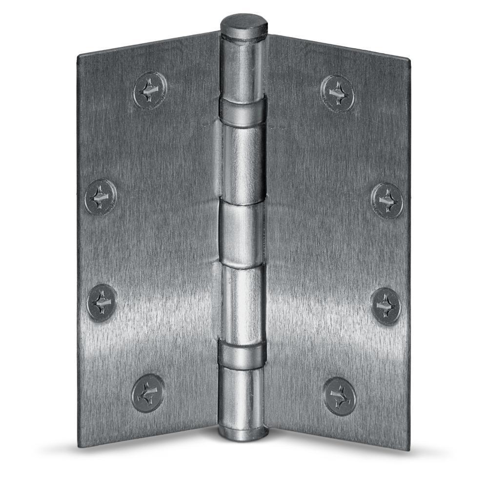 32 in. x 80 in. 1-Panel Craftsman Primed Steel Prehung Left-Hand Inswing Front Door - Super Arbor