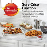 Sure Crisp 1440 W 6-Slice Stainless Steel Toaster Oven with Air Fry