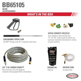 Simpson Big Brute 4000 PSI at 4.0 GPM Hot Water VANGUARD V-Twin Gas Pressure Washer with COMET Triplex Plunger Pump