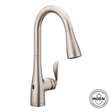 Arbor Touchless Single-Handle Pull-Down Sprayer Kitchen Faucet with MotionSense Wave in Spot Resist Stainless
