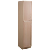 Easthaven Shaker Assembled 18x90x24 in. Frameless Pantry Cabinet in Unfinished Beech - Super Arbor