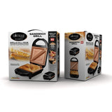 Ti-Ceramic Black Non-Stick Single Sandwich Maker