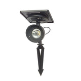 Progressive Solar Powered Integrated LED Bright-White LED Accent Spotlight