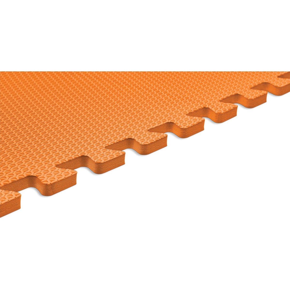Norsk 24 sq ft Interlocking Foam Floor Mat, 6-Pack, Orange