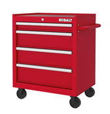 Kobalt 26.7-in W x 33-in H 4-Drawer Steel Rolling Tool Cabinet (Red)