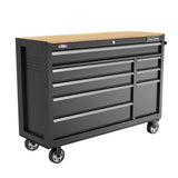CRAFTSMAN 51.2-in L x 37.5-in H 8-Drawers Rolling Black Wood Work Bench