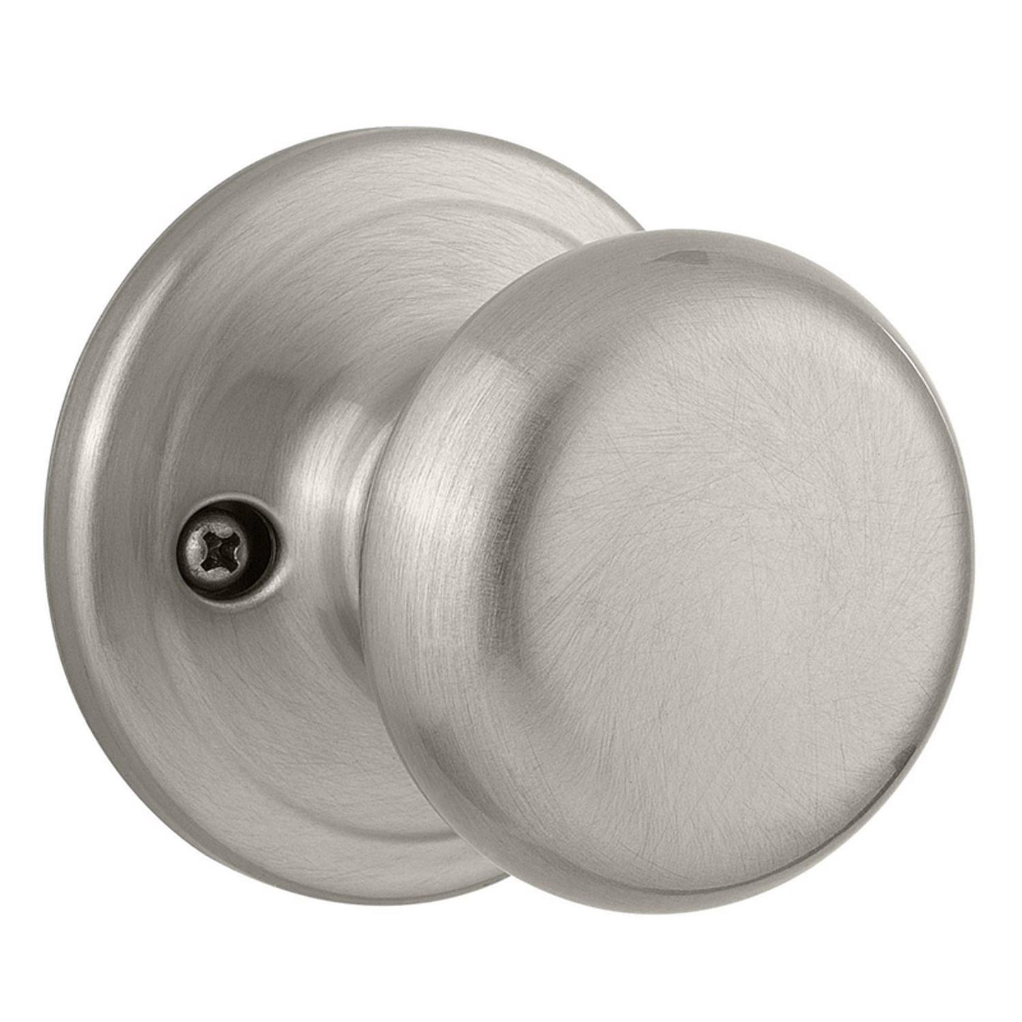 Kwikset Juno Satin Nickel Dummy Knob – Right or Left Handed