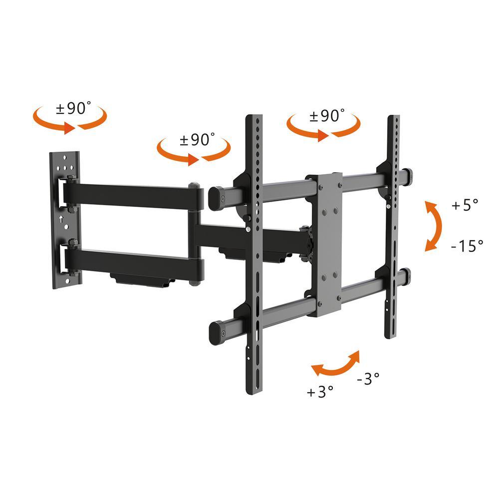 Full Motion Wall Mount for 32 in. to 90 in. TVs - Super Arbor