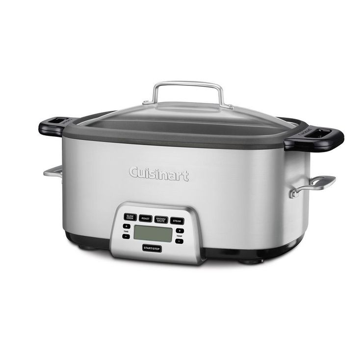 7 Qt. Stainless Steel Electric Multi-Cooker with Aluminum Pot