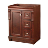 Naples 30 in. W Bath Vanity Cabinet Only in Distressed Grey with Right Hand Drawers - Super Arbor