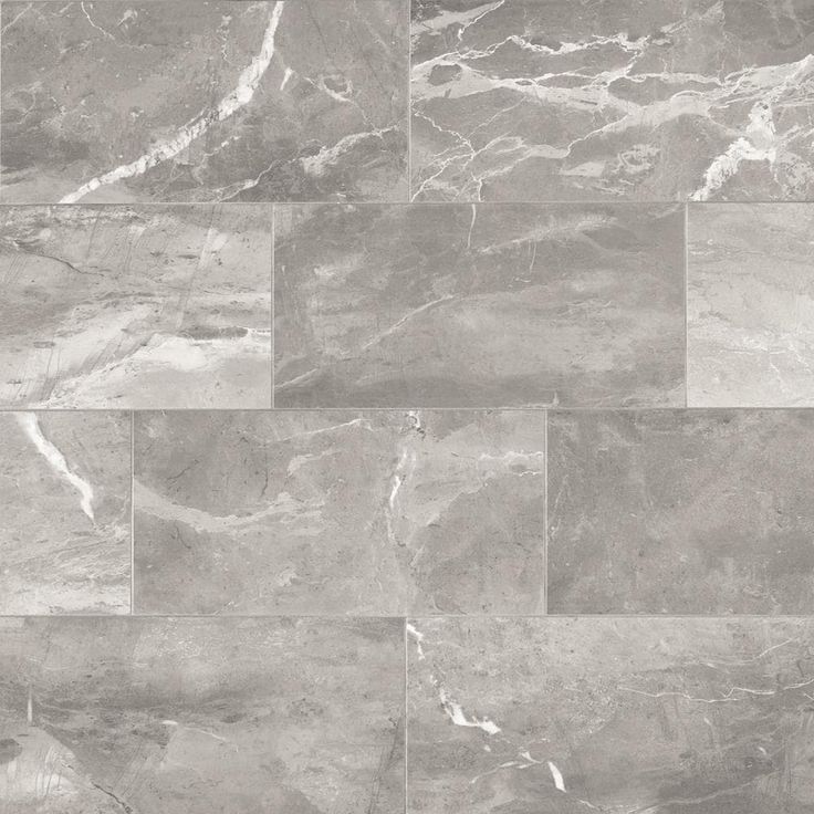 Mohawk ForeverStyle 16-Pack Gray Marble 6-in x 12-in Lappato Porcelain Marble Look Floor and Wall Tile
