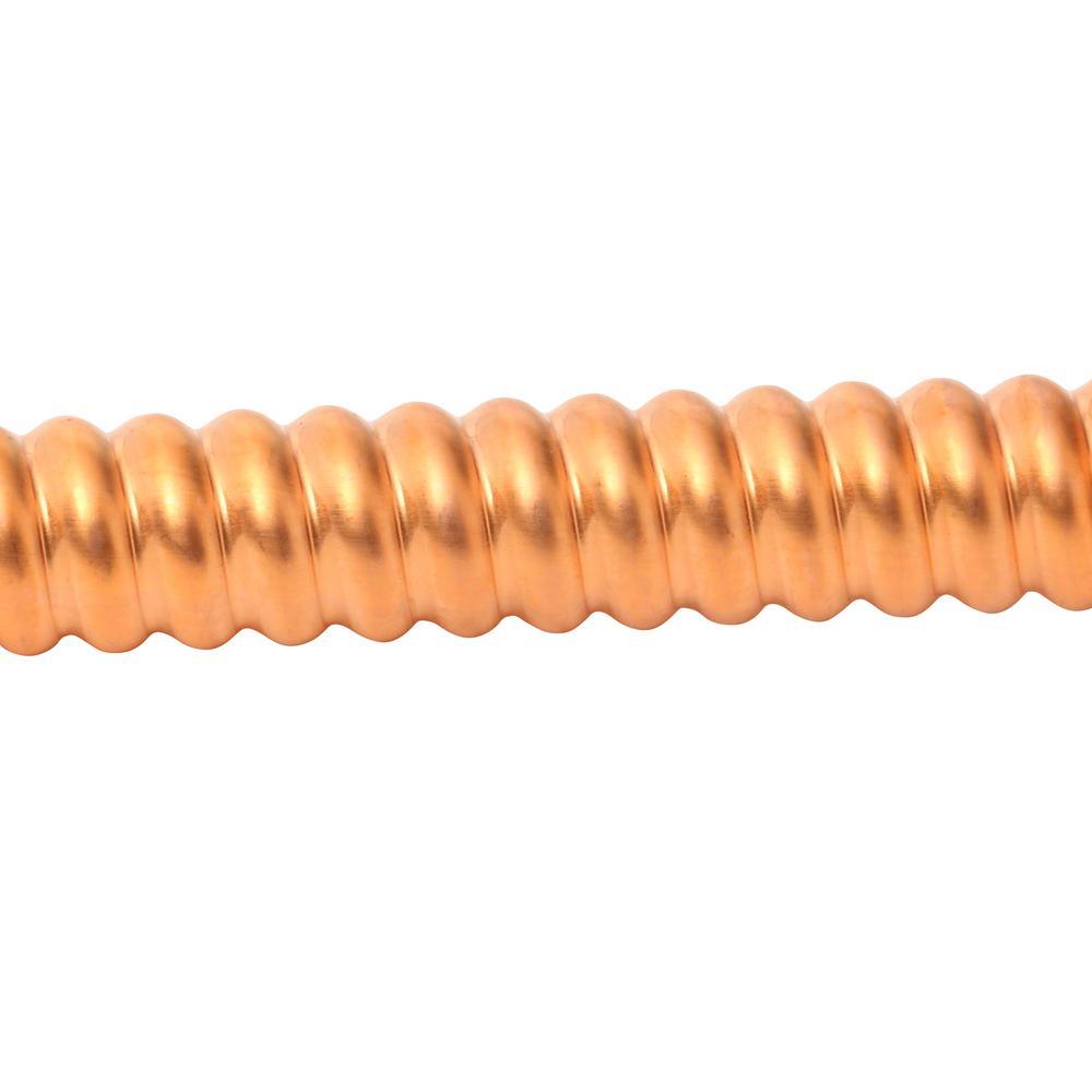 3/4 in. FIP x 3/4 in. PEX Barb x 24 in. Copper Water Heater Connector (7/8 in. O.D.) - Super Arbor