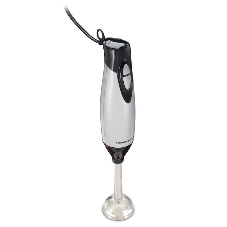 2-Speed Grey Hand Blender with 3 Cup Chopping Bowl